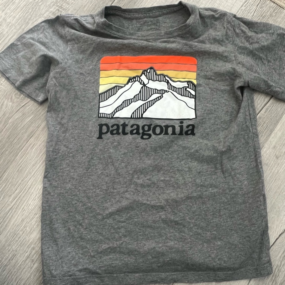 Patagonia Kids Gray Graphic T-Shirt